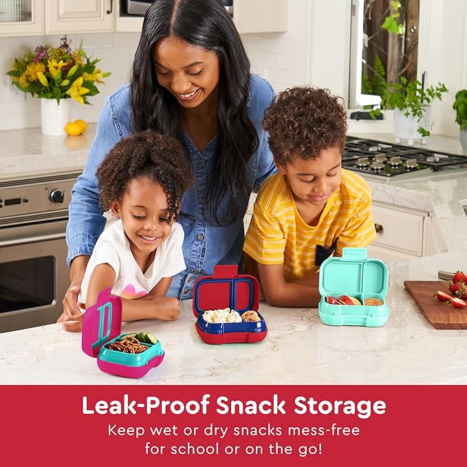 Bentgo Kids Snack Leak-Proof 2 Compartment Bento-Style Container