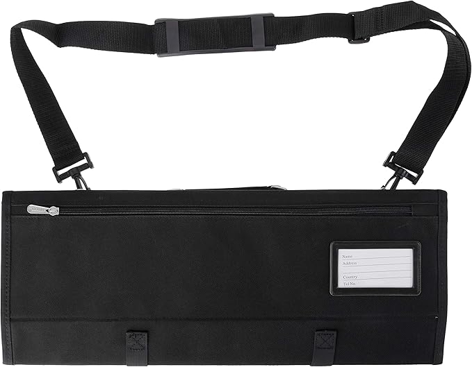 Mercer Culinary 10-Pocket Knife Case, Black