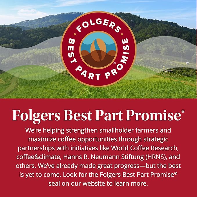 Folgers Classic Roast Coffee, Medium Roast, Keurig K-Cup Pods, 192 Count