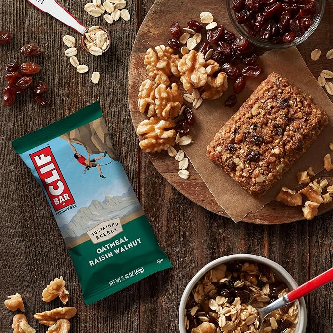 CLIF BAR Protein Energy Bars, Oatmeal Raisin Walnut, 10ct