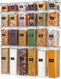 Vtopmart Airtight Food Storage Containers with Lids, 24 pcs, Gray