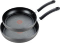 T-Fal Ultimate Hard Anodized Non Stick Jumbo Cooker With Lid & Helper Handle 5 Quart, Oven Broiler Safe 400F, Lid Safe 350F, Cookware, Deep Frying Pan, Skillet, Pots and Pans, Dishwasher Safe, Onyx