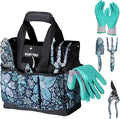WORKPRO 5PCS Garden Tool Set, Aluminum Heavy Duty Gardening Tool Set