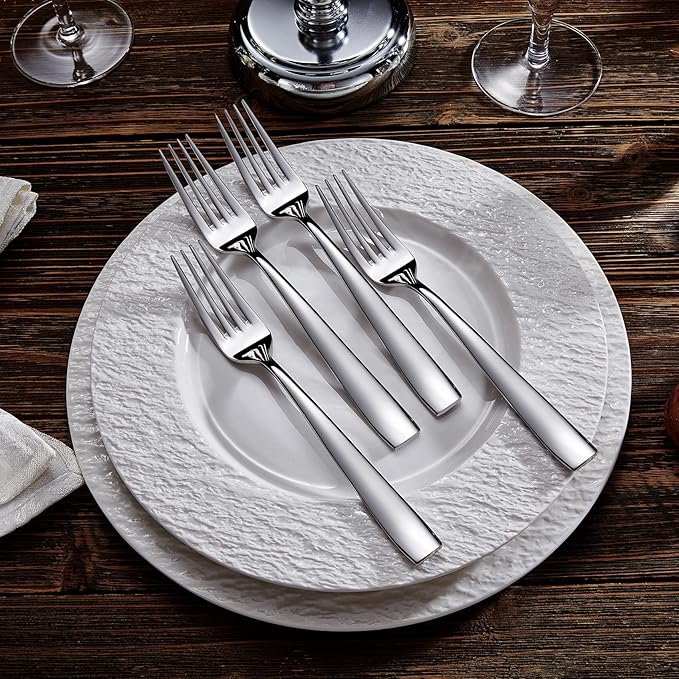 KEAWELL Premium Louis 4-Pc 18/10 Stainless Steel Dinner Forks (8.3 inches)