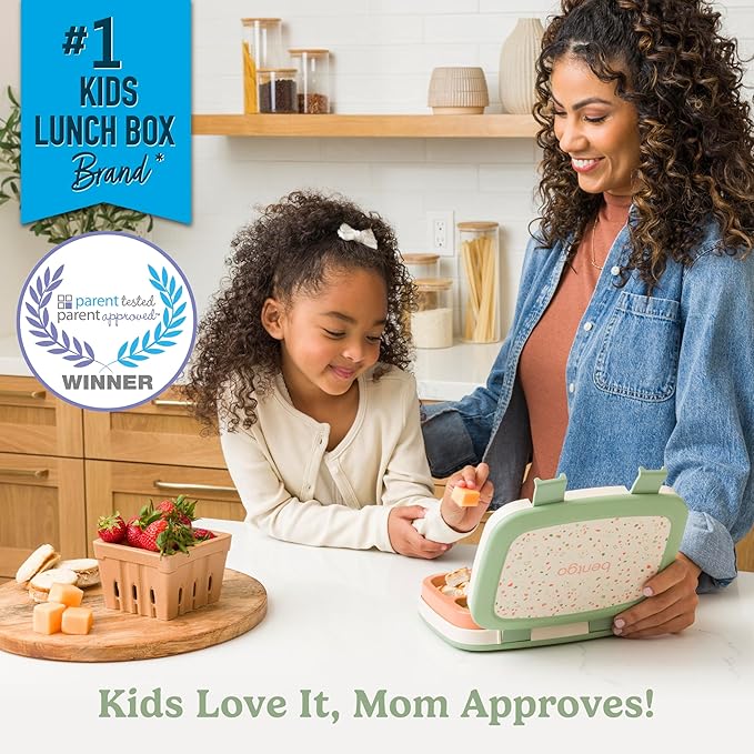 Bentgo Kids Prints Leak-Proof 5-Compartment Bento-Style Kids Lunch Box