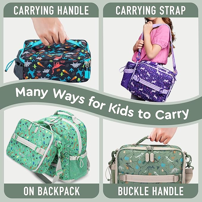 Bentgo Kids Prints Double-Insulated Reusable Lunch Bag