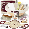 Superbaking Sourdough Starter Kit, 9" Round Banneton Proofing Basket