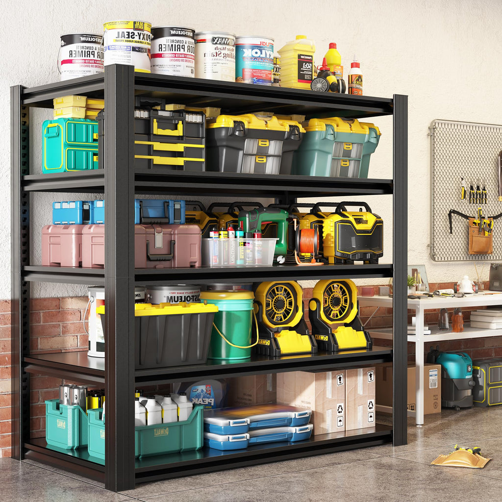 mysteeldepot 72" H Garage Shelving, Heavy Duty Storage Shelves
