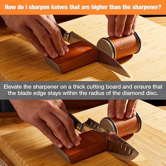Rolling Knife Sharpener Kit, Blade Sharpening Roller for Kitchen Knives