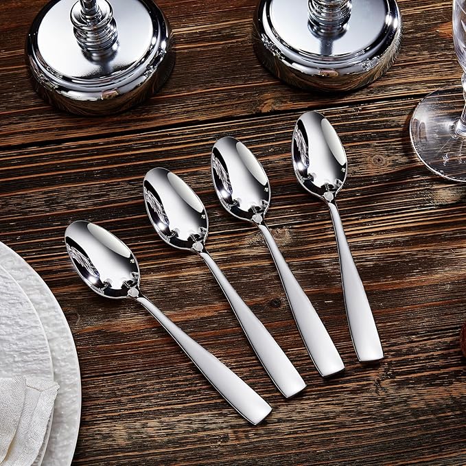 KEAWELL Premium Louis 4-Piece 18/10 Dinner Spoon Set (7.6" Dinner Spoon)