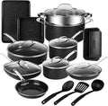 GRANITESTONE Ceraluxe 20Pc Pots and Pans Set Non Stick Ceramic Cookware Set