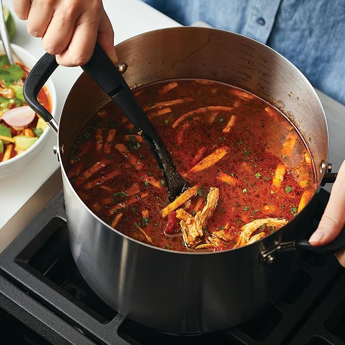 KitchenAid Stainless Steel Stock Pot with Lid, 8-Quart, Induction