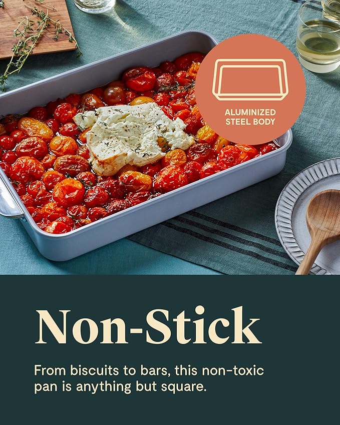Caraway Non-Stick Ceramic-Coated 9"x13" Rectangle Pan Duo