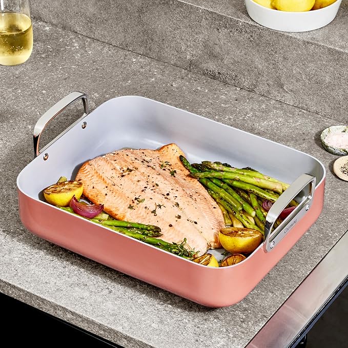 Caraway Roasting Pan, 16x13" Roasting Pan with Rack