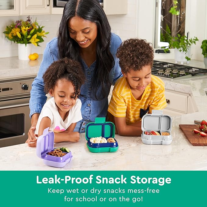 Bentgo Kids Snack Leak-Proof 2 Compartment Bento-Style Container