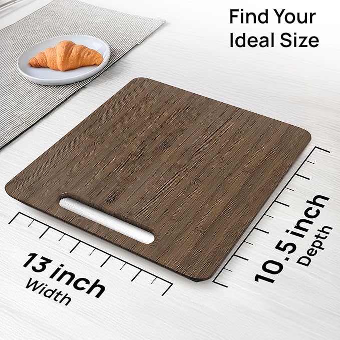Ibyx Appliance Slider, Sliding Tray for Coffee Maker, 13 x 10.5 in, Brown