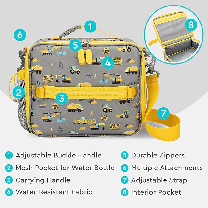 Bentgo Kids Prints Double-Insulated Reusable Lunch Bag