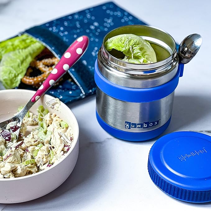 Yumbox Zuppa 14oz Thermal Food Jar, Triple Insulated, Neptune Blue