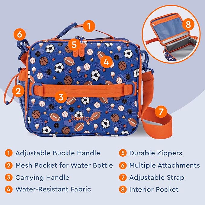 Bentgo Kids Prints Double-Insulated Reusable Lunch Bag
