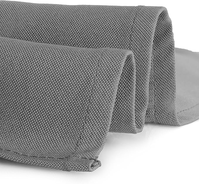 Gee Di Moda Rectangle Tablecloth - 70 x 120 Inch Charcoal Table Cloth for 6 or 8 Foot Rectangle Tables - Heavy Duty Washable Fabric - for Holiday Party, Dinner, Weddings, Baby Shower & Events