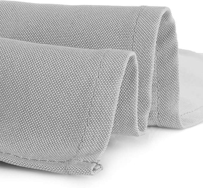 Gee Di Moda Rectangle Tablecloth - 60 x 102 Inch Silver Table Cloth for 6 Foot Rectangle Tables - Heavy Duty Washable Fabric - for Holiday Party, Dinner, Weddings, Baby Shower & Events