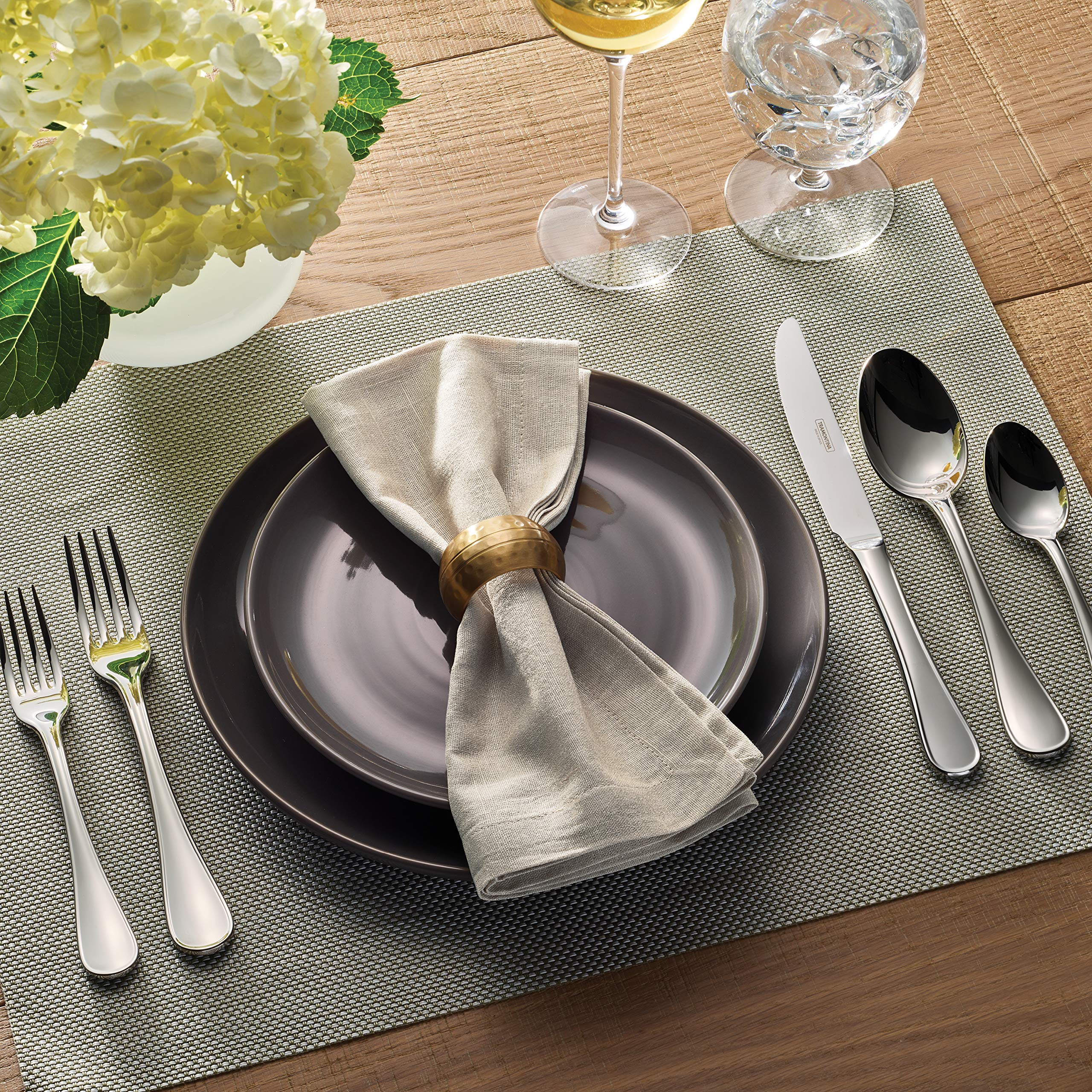 Tramontina 20 Piece Silverware Set - Firenze Utensils Set