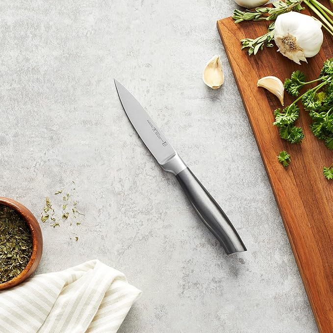 HENCKELS Graphite Razor-Sharp 4-inch Paring Knife, German Engineered Informed by 100+ Years of Mastery
