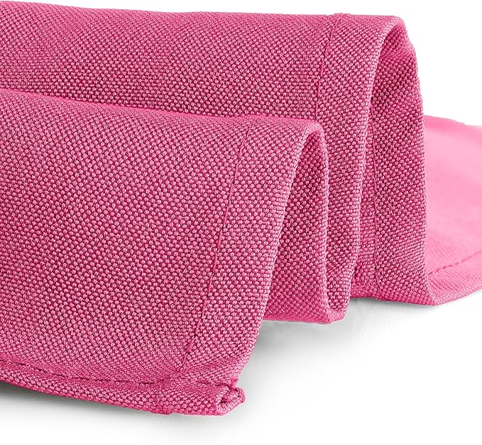Gee Di Moda Rectangle Tablecloth - 60 x 102 Inch Fuchsia Table Cloth for 6 Foot Rectangle Tables - Heavy Duty Washable Fabric - for Holiday Party, Dinner, Weddings, Baby Shower & Events