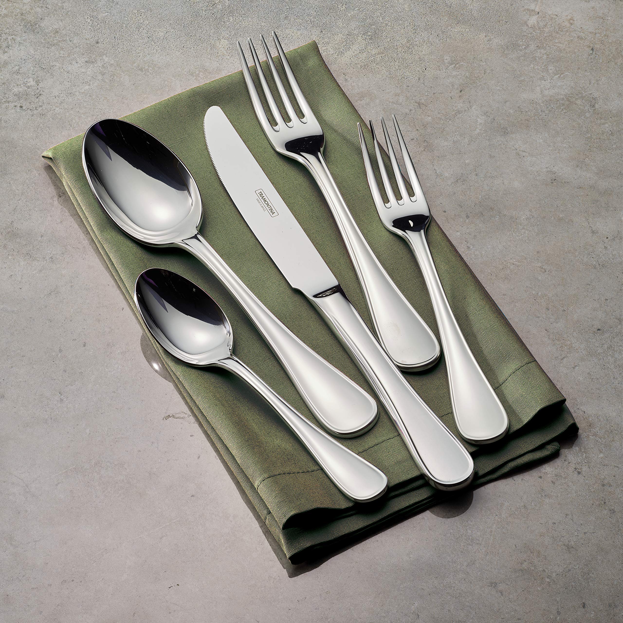Tramontina 20 Piece Silverware Set - Firenze Utensils Set