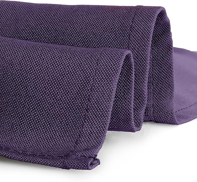 Gee Di Moda Rectangle Tablecloth - 70 x 120 Inch Purple Table Cloth for 6 or 8 Foot Rectangle Tables - Heavy Duty Washable Fabric - for Holiday Party, Dinner, Weddings, Baby Shower & Events