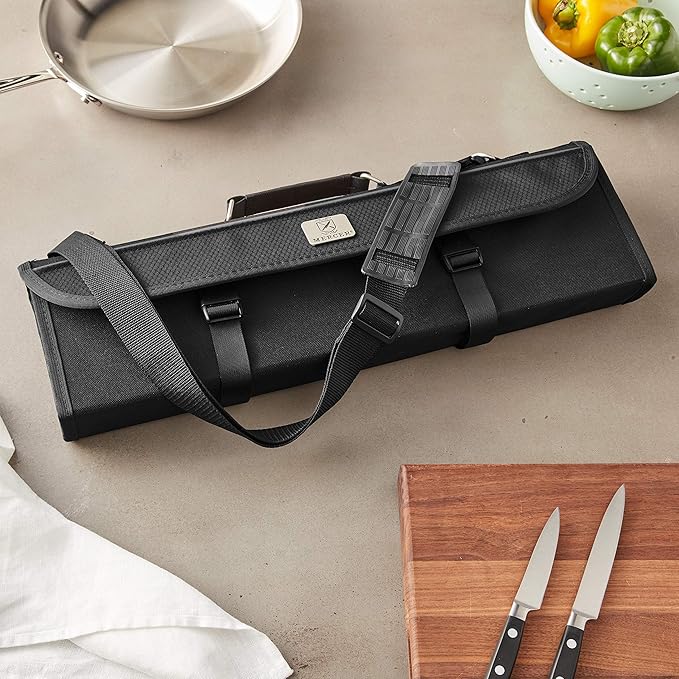 Mercer Culinary 10-Pocket Knife Case, Black